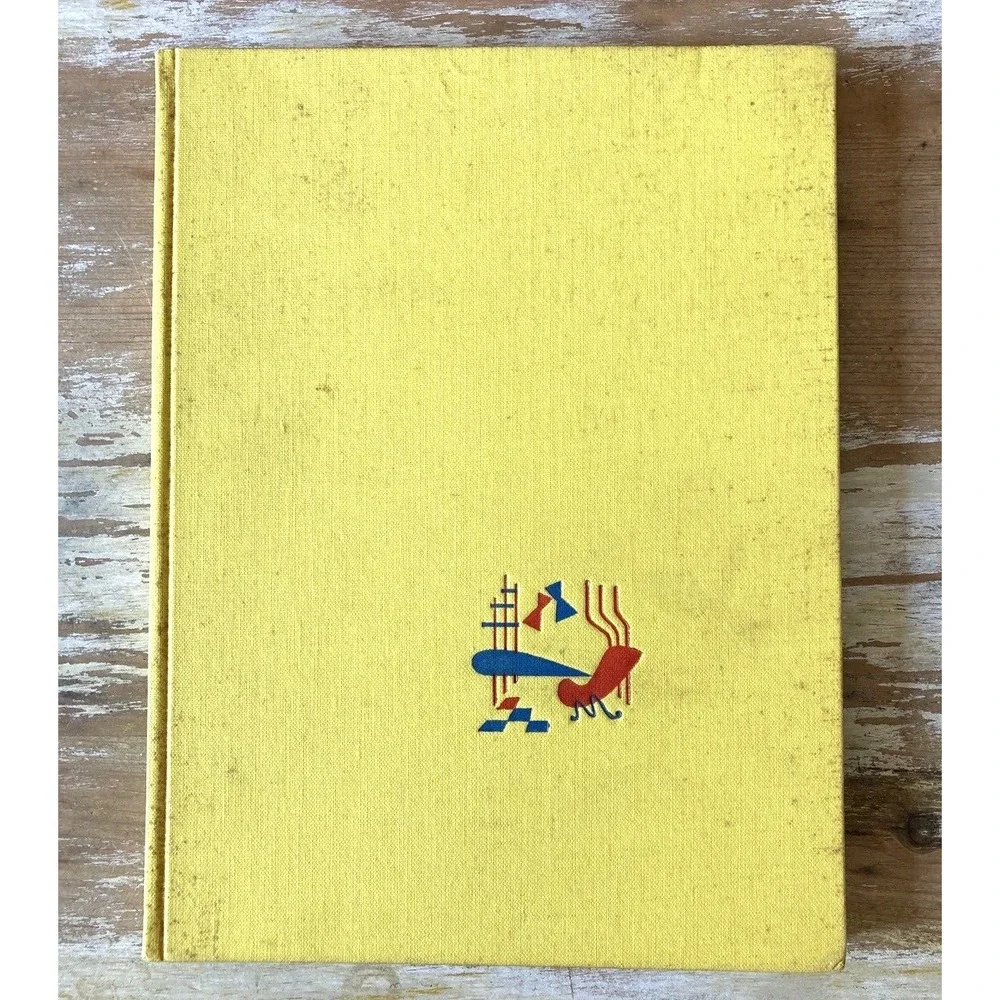 Vintage German HC book Modernes Wohnen Modern Living mid cent modern design 1954